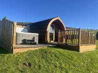 Schiehallion Luxury Glamping Pod with Hot Tub at Pitilie Pods - Chambres d'hôtes Aberfeldy