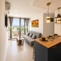 Kambiri Signature Apartment, Seaview, Pool & Afro-Caribbean Style - Ferienwohnung Cartagena