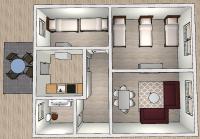 EMAS 10, Wohnung mit 2 Schlafzimmern, 5 Betten, Terrasse, WLAN, Küche, TV - B&B Krefeld