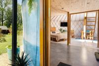 Aloha Glamp - Całoroczny glamping nad rzeką z prywatną balią - Stok narciarski, góry, lasy, sauna - Chambres d'hôtes Zagórnik