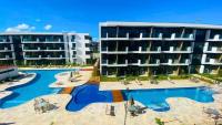 Resort em Porto de Galinhas- Flat Térreo Frente Piscinas- Muro Alto-B18 - Chambres d'hôtes Porto de Galinhas