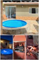 Casa Espaço Sara Piscina com total privacidade, área gourmet completa com churrasqueira fogão a lenha, a 5min do centro e do parque das águas - B&B São Lourenço