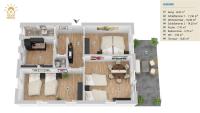 KRelax Black Forest - 3 Bedrooms - 6 Guests - Terrace - Parking - Smart TV - Near Thermal Baths - Nature - Chambres d'hôtes Bad Wildbad