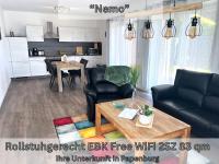NEU - "Nemo" Papenburg ebenerdig rollstuhlgerecht 83 qm Neubau EBK Free Wifi NEU - B&B Papenburg