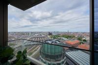 Central apartment with amazing view & free parking - Chambres d'hôtes Copenhague