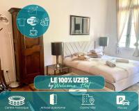 Le 100% Uzès, charme en plein centre historique - B&B Uzès