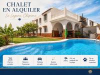 Chalet con piscina privada en La Laguna, Chipiona - B&B Chipiona