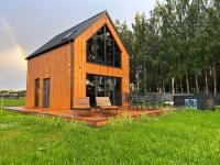 OAK House domek z balią w Serskim Lesie - Ferienwohnung Las Dalny