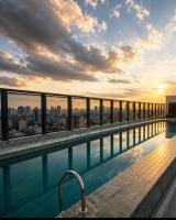 GRU SKY Studio, Novo, Alto Padrão, Self Check-in, Rooftop, a 10 minutos do aeroporto - B&B Guarulhos