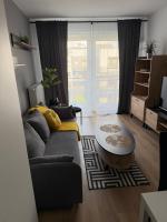 Apartament Grey 2 pokojowy z balkonem w Warszawie - Chambres d'hôtes Varsovie