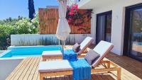 Villa Asteria - Private Pool and Ionian Sea Views - B&B Pogoniá