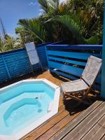 Bungalow PAPAYE avec piscine privée et vue lagon - B&B Deshaies