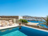Villa Lilium III - Panoramic View over Psarou Bay! - Chambres d'hôtes Psarroú