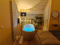Wellness-Apartment mit eigener Sauna und Whirlpool - Für Kurzentschlossene - Chambres d'hôtes Großharthau