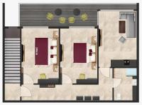 Apartment mit 2 Schlafzimmern