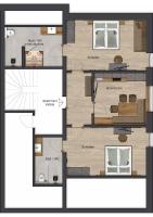 Appartement 2 Chambres Deluxe avec Balcon