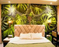 The Jungluxe PS5 with Jungle Themed 1bhk Apartment Gurgaon - Chambres d'hôtes Gurgaon