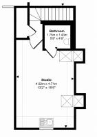 THE STUDIO - Silverstone village - walking distance to track - B&B Silverstone