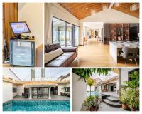50m to Beach 5BR Private Pool Villa Up to 10 - Bed and Breakfast Jomtien