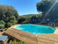 Cozy studio piscine et vue nature - B&B Argelliers