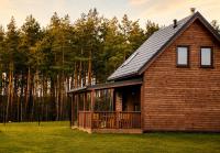 Rumiane Chatki - Domki z Jacuzzi i Basenem - B&B Rybno