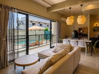 Apartment mit 2 Schlafzimmern und Poolblick