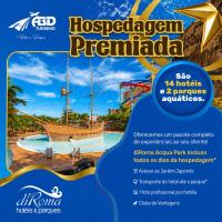 Lacqua diRoma com acesso ao diRoma Acqua Park e Splash - Ferienwohnung Caldas Novas
