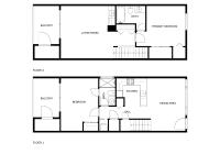 Casa a Schiera con 2 Camere da Letto