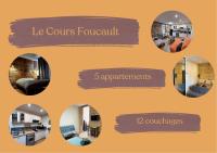 Le Cours Foucault - 5 appartements - 12 couchages - B&B Montauban
