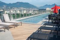 New Studio Next to the Subway with a Rooftop Pool - Bed and Breakfast Rio de Janeiro