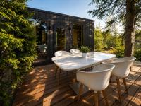 Hunters Cabin Panoramic Windows Hot Tub Projector Alpaca and Deer Park - B&B Līči