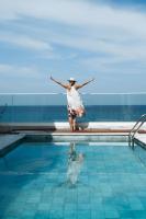 Villa Akroyiali - Seafront Serenity with Shared Pool - Ferienwohnung Pachýammos