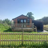 Daisy Cabin-couples retreat-undercover hot tub - Ferienwohnung Llanbrynmair