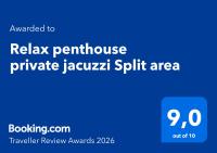 Luxury Mountain View Escape with Private Jacuzzi Split area - Ferienwohnung Žrnovnica
