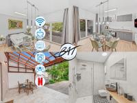 BAT Home Solutions Trier - alles was ein Hotel nicht bietet - Apartment mit STERNEN-Schlaf - ruhig im privaten hist Innenhof-Terrasse-Grill-Pergola - 5 Min zur Altstadt - direkt am Südbahnhof - für bis zu 4 Personen - Bed and Breakfast Trier