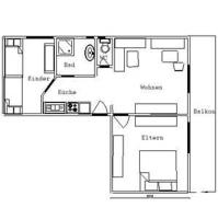 Two-Bedroom Apartment with Balcony
