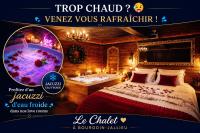 Le Chalet romantique, SPA XXL, 5 min centre ville, Écran cinéma, Lit king size, cascade d'eau - Chambres d'hôtes Bracon