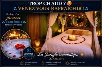 La jungle insolite, SPA, Écran cinéma, Lit à baldaquin king size, day use, 10 min centre - Bed and Breakfast Amiens