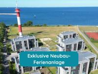 Meerglück am Beltblick Fehmarn - FeWo mit Sauna, Blick auf Ostsee und Leuchtturm, nur 150 m zum Meer - Chambres d'hôtes Fehmarn