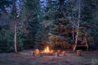 Rustic Mountain Log Cabin with Fire Pit - Bed and Breakfast Duck Creek Village