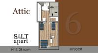 Apartamento de 1 dormitorio