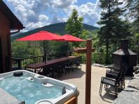 Promontoire-29 Mountain chalet with a hot tub - Ferienwohnung Saint-Philémon