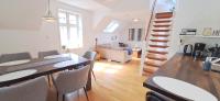 Penthouse with Panoramic Fjord Views - Private Terrace in Bergen Center - B&B Bergen