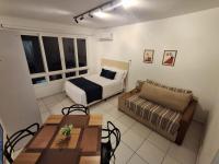 Pé na areia, ar condicionado e proximo a Shoppings - Ferienwohnung Santos