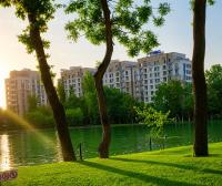 Park View Premium 1BR - Metro - Balcony - Fast WiFi - Modern Residential Complex - Bed and Breakfast Og‘asaroy