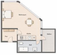 Zentral gelegenes 1,5 Zimmer Studio von Apart Living Sindelfingen - Chambres d'hôtes Sindelfingen
