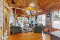 Peaceful Lakefront Escape with Outdoor Dining, Beach Access, Deck & Firepit - B&B Otis