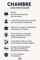 Chambre chez particulier à petit prix Montluçon centre gare à 20 min à pieds - Chambres d'hôtes Montluçon