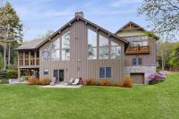 Lakeside Lodge with Amazing Water Views, Screened Porch, Dock, & Firepit - B&B Greenville Junction