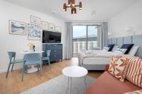 PINEA STUDIO APARTMENT with sea view with free entrance to swimming pool, sauna and jacuzzi - B&B Pobierowo